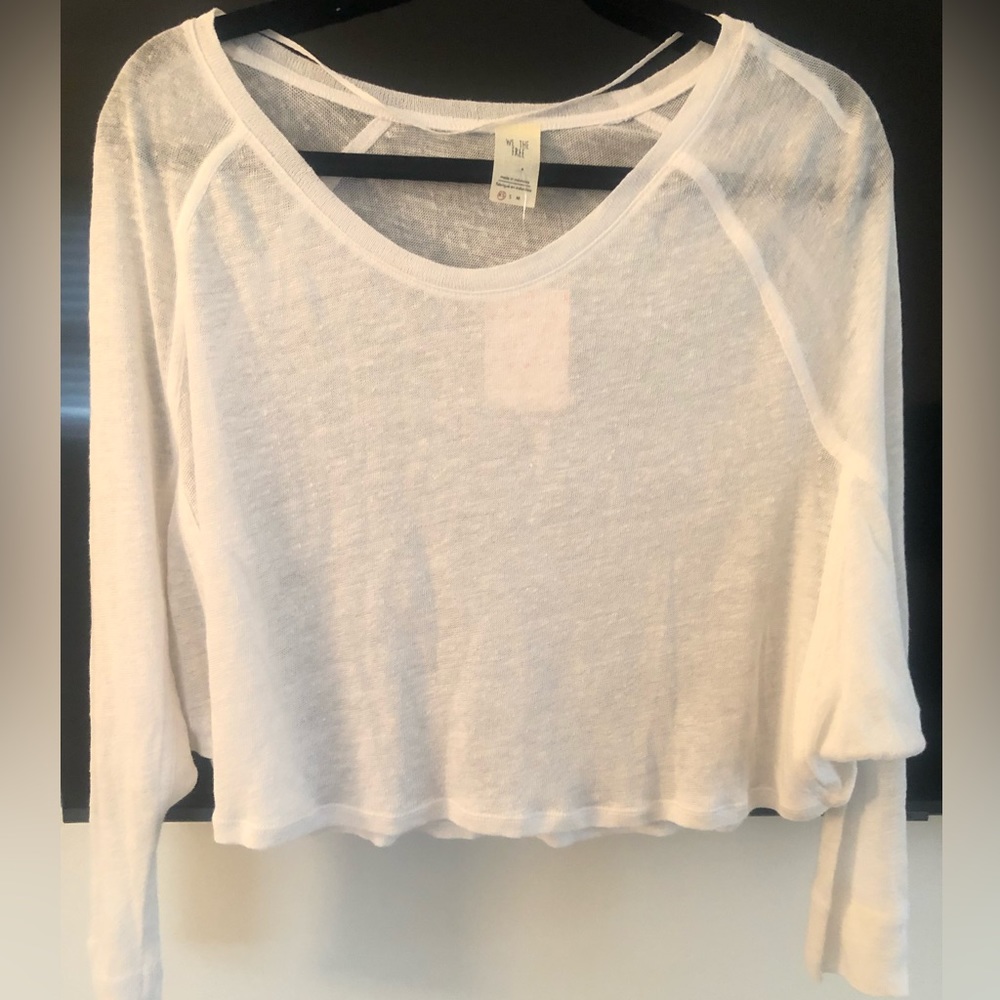 We The Free white long sleeve shirt /new w/tag/Xs
